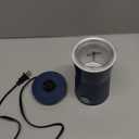 Huogary Milk Forther Simple Milk Frother and Steamer 2-in-1 Milk Steamer with Hot Milk Foam and Hot Milk for Latte, Macchiato, Cappuccinos, Blue