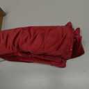 MIULEE Pack of 2 Velvet Pillow Covers Christmas Decorative Square Pillowcase Soft Solid Wine Red Cushion Case Home Decor for Sofa Couch Bedroom Car 22x22 Inch