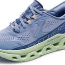 Skechers Women's Glide-Step Atlus Hands Free Slip-ins (8.5, Blmt=blue/Multi)