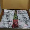 Nubry 50pcs Artificial Burgundy Roses Bulk, Fake Red Roses Flower with Stems Realistic Flowers for Wedding Centerpiece Home Party Decor(Burgundy)