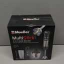 Mueller Multistick 5-in-1 Immersion Blender Handheld, 12 Speed Hand Mixer - Turbo Boost, Heaviest Duty Copper Motor, Titanium Blades Hand Blender, Milk Frother Wand, Whisk, Beaker, Chopper, Grey (Gray)