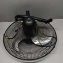 VEVOR 18 inch Wall Mount Fan Oscillating, 3-speed High Velocity Max. 4000 CFM Industrial Wall Fan for Indoor, Commercial, Residential, Warehouse, Greenhouse, Workshop, Basement, Black, ETL Listed