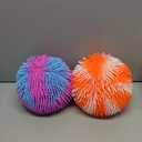 2 Pcs Puffer Ball 8 Inch Spiky Sensory Balls Bulk Bouncy Sensory Stress Relief Toy for Fun Fidget Anxiety Game Classroom Prizes Party Favors (Mix Color)