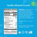ALOHA Organic Plant Based Protein Bars, Vanilla Almond Crunch, 1.98-Ounce Bars, (Pack of 12) (EXP 09/21/26)