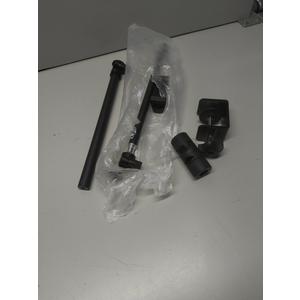 Overhead Camera Mount Desk Stand, Camera Arm Desk Mount Clamp Stand with 360Adjustable Magic Arm, Webcam Arm Mount Stand w Ballhead Phone Mount for Desk Logitech Microphone Video Light Cell Phone (1DFPGBL)