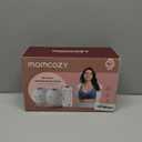 Momcozy M5 Smart APP Controlled Wearable Breast Pump, Hands-Free Wireless Electric Pump, 3 Modes 9 Suction Levels, BPA-Free, Portable Lightweight, 24mm Flange, 2-Pack Quill Gray