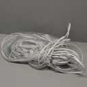 Cat8 Flat Ethernet Cable 35 FT Indoor & Outdoor, Invisable Ultra-Thin Ethernet Cable High Speed 40Gbps 2000Mhz, Flexible Shielded Internet Cable, Cat 8 SFTP Network Cable for Home/Office/Gaming, White