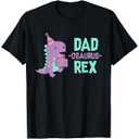 DAD Dinosaur Family Matching Birthday Girls Party Daughter T-Shirt