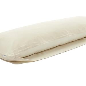 COMODO Original CMC9150R Body Pillow Cover with Zipper 100% Cotton Dakimakura Pillow Case [Made in Japan] (Ivory, 20 x 60 inch (150cm x 50cm))