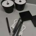 2 Pack Cordless Table Lamps, 3 Colors Stepless Dimming, 5000mAh Rechargeable Battery LED Desk Lamp for Bedroom/Couple Dinner/Desk/Cafe/Dining Room/Terrace