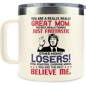 Gifts for Mom from Daughter Son - Mothers Day Gifts for Mom Wife - Birthday, Valentines, Mother's Day, Christmas Gift Ideas for Moms - Gift for Mama, Moms, Mother from Kids - 14 Oz Coffee Mug