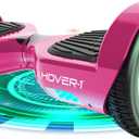 Hover-1 Ultra Electric Hoverboard - 9MPH Top Speed, 9 Mile Range, 400W Motor, Long Lasting Li-Ion Battery, Rider Modes: Beginner to Expert, 5HR Full Charge Self Balancing Scooter (Pink)