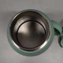 Momcozy Portable Milk Warmer for Travel  Dual Heating Modes for Breast Milk & Water, Portable Bottle Warmer with Fast Heating & Long Battery Life, 17 Ounces Large Capacity to Meet Your All-Day Needs (Green)