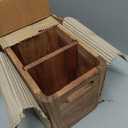 Wooden Caddy Utensil Holder - Premium Acacia Wood Utensil Caddy with Sturdy Design for Easy Organization - Perfect Kitchen Utensil Organizer for Counters, Dining Tables, and Everyday Use