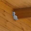 20 Pcs 2X4 Joist Hanger Tie Brackets 18 Gauge Galvanizing Face Mount Joist Hangers for Wood Hurricane Ties Widely Applicable Rafter Ties