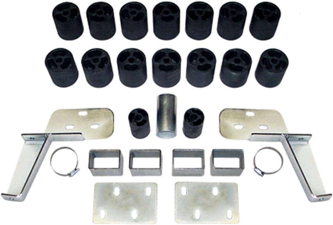 Chevy/GMC Silverado/ Sierra 1500/2500 Gas 2WD and 4WD Std/Ext/Crew Cab 3" Body Lift Kit, fits 1988 to 1994, PA10013, Made in America