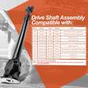 5C3Z4A376FA Front Drive Shaft Prop Shaft Driveshaft [4WD]