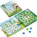 Farm Bingo Game, Magnetic Travel Toy for Kids 3 and Up, Ideal for Road Trips
