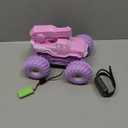 BEZGAR Amphibious Remote Control Car for Girls - Pink Monster Truck Toys 1:16 RC Boats 2.4GHz Waterproof Tank with Shooting Water Pistol, 4WD All-terrian Off-Road Pickup Outdoor, Girls Kids Gifts