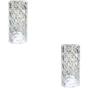 Magik 1-2 Pack LED Crystal Lamp Rose DiamondTouch Atmosphere Night Light for Bar (2 Pack)