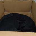 Amearea Large Modern Area Rugs for Bedroom Living Room, 6x9 Feet Black Thickened Memory Foam Rug, Fluffy Indoor Washable Rugs Non Slip Minimalist Carpet for Boys Girls Dorm Nursery Room Decor