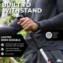Cascade Mountain Tech Trekking Poles - Carbon Fiber Walking or Hiking Sticks with Quick Adjustable Locks, Cork Grip