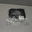 CHICME Womens Long Sleeve Mesh Top Round Neck Lace Floral See Through Blouses Casual Asymmetrical Shirt (Without Tank) (Black, S)