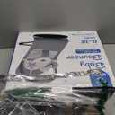 HKAI Baby Bouncer, Portable Baby Bouncer Seat for Babies 0-18 Months, 100% Cotton Fabrics, 3 Modes of use with Rocker and Stationary Options, Infant Rocker Chair with Hanging Toys-Light Grey