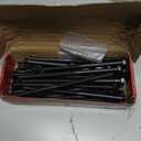 1/2" x 10" Lag Bolts (25 PCS) Black Lag Screws for Wood, Double Anti-Rust Coatings, Heavy Duty Hex Head with Washers