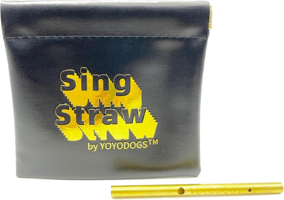 Vocal Training and Healing Aid Tool,Sing Straw Voice Vocal Trainer Metal Therapy Tool(Vocal Training-C)