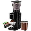 Conical Burr Coffee Grinder Electric, Espresso Coffee Bean Grinder for Home Use Adjustable 48 Grind Settings, 35s Precision Timer, Stainless Steel, Anti-Static for Pour Over/Drip/French Press