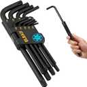 ELEAD 11-Piece Torx Star Allen Wrench Set with Extension Bar, T10-T50 Long Arm Torx Key Set, Heat-Treated S2 Steel