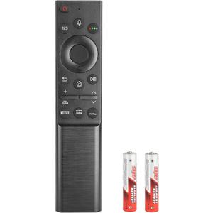 BN59-01363A Voice Remote Control Compatible with Samsung Smart TV QLED 4K 8K UHD/Crystal UHD 4K/NEO QLED QN UE UN MU Series Replacement Controller with Netflix PrimeVideo with Batteries