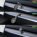 3 x for Mag-Safe Car Phone Mount, 1080 Adjustable 3-Axis Arm Magnetic Dashboard & Windshield Holder, Strong Adhesive Base, Stable Hands-Free Car Mount for iPhone 16/15/14/13/12 Series