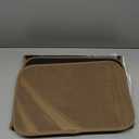 CAR PASS Beige Car Floor Mats, Edge Leather Waterproof Car Mats with Double Stitch Line and Anti-Slip Backing Design, Fit 95% Automotive,SUVS,Sedan,Vans (Pure Beige)