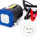 AIGMISON Oil Change Pump Extractor, 12V 80W Electric Oil Transfer Pump, Motor Oil Diesel Fluid Pump with Tubes