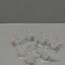 VIS'V Wreath Hanger, Large Suction Cup Wreath Hooks, Heavy Duty, 22 LB Capacity, Removable and Reusable, Clear, 8 Pcs