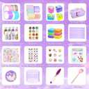 2 x Nano Tape Bubble Kit for Kids, Squishy Maker Making Kit, Birthday Gifts for 4 5 6 7 8 9 Year Old Girls Girl, Kids Toys for Girls 4-6 6-8 8-10 10-12, Arts and Crafts for Kids Ages 4-8