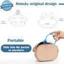 Thumbs-up Cell Phone Stand, Honsky Pack of 5 Universal Flexible Multi-Angle Cute Desk Phone Holder, Compatible with Tablet Android Smart Cellphone Travel, Blue Black Green White Pink