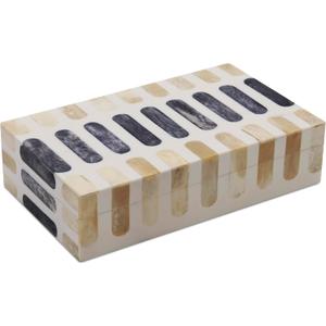 Handicrafts Home Decorative Storage Box 10x6  Remote Organizer Box with Lid, Modern Decorative Keepsake Box, Boho Shelf Dcor, Memory Box for Photos or Letters, Decorative Box for Table Dcor (10x6x2.5 Inch, PATISSERIE-CARAMEL)