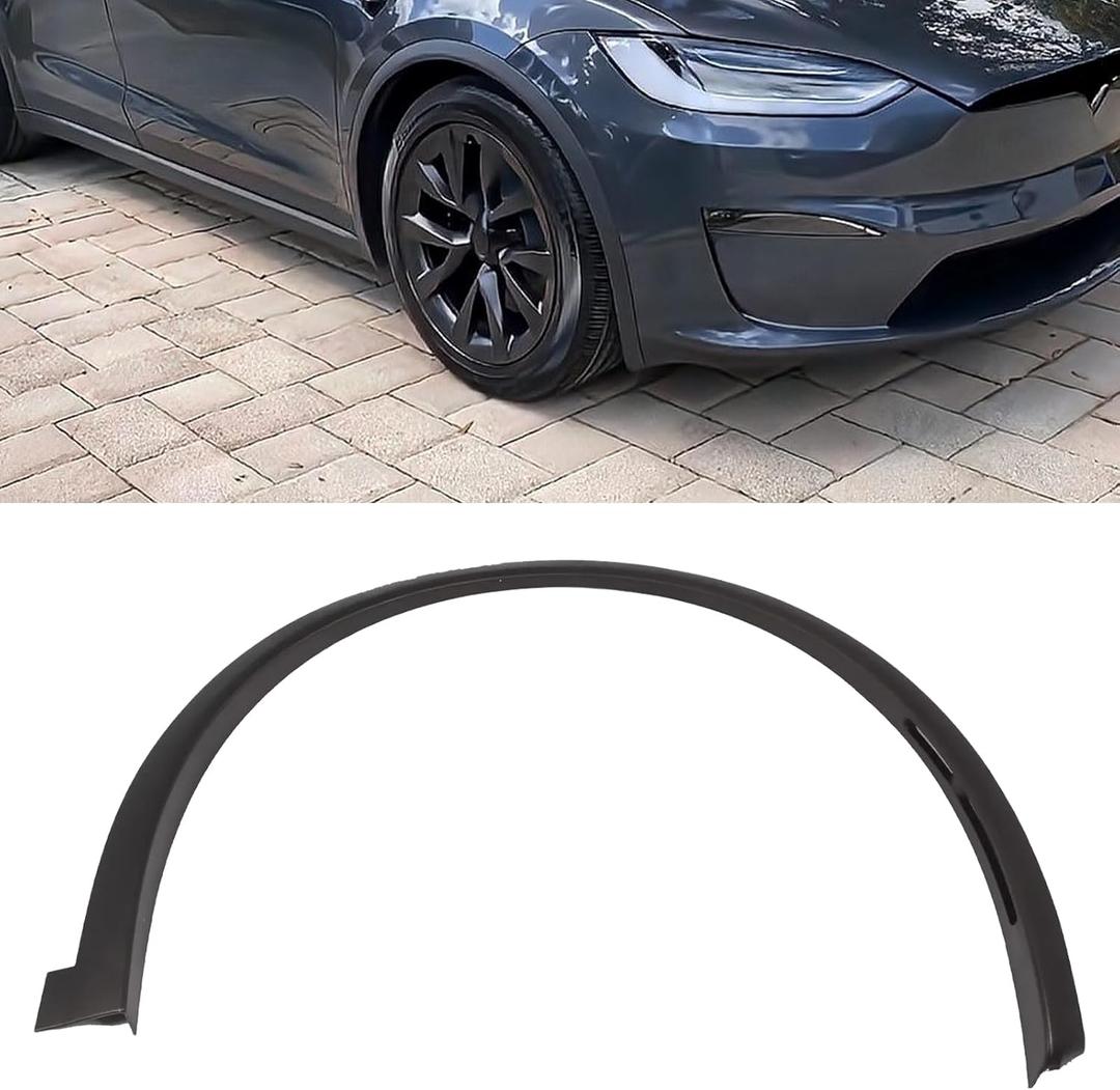 Front Right Fender Wheel Arch for Tesla Model X 2023-2024 Flare Fender Molding Trim