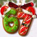 2 x 67 Christmas Ornament - 67 Ornaments for Christmas Tree 2025 - Funny 6 7 for Teens, Kids - Viral Xmas Acrylic Decoration, Teen Girls Trendy Stuff - Meme Funny White Elephant Gifts