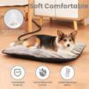 Outdoor Heating Pad for DogHeating Pet Bed for Small, Medium, Large and Dogs/Cats - Auto Temperature Control Outdoor Heated Pet Pad. (XL -28 x 16 inch)
