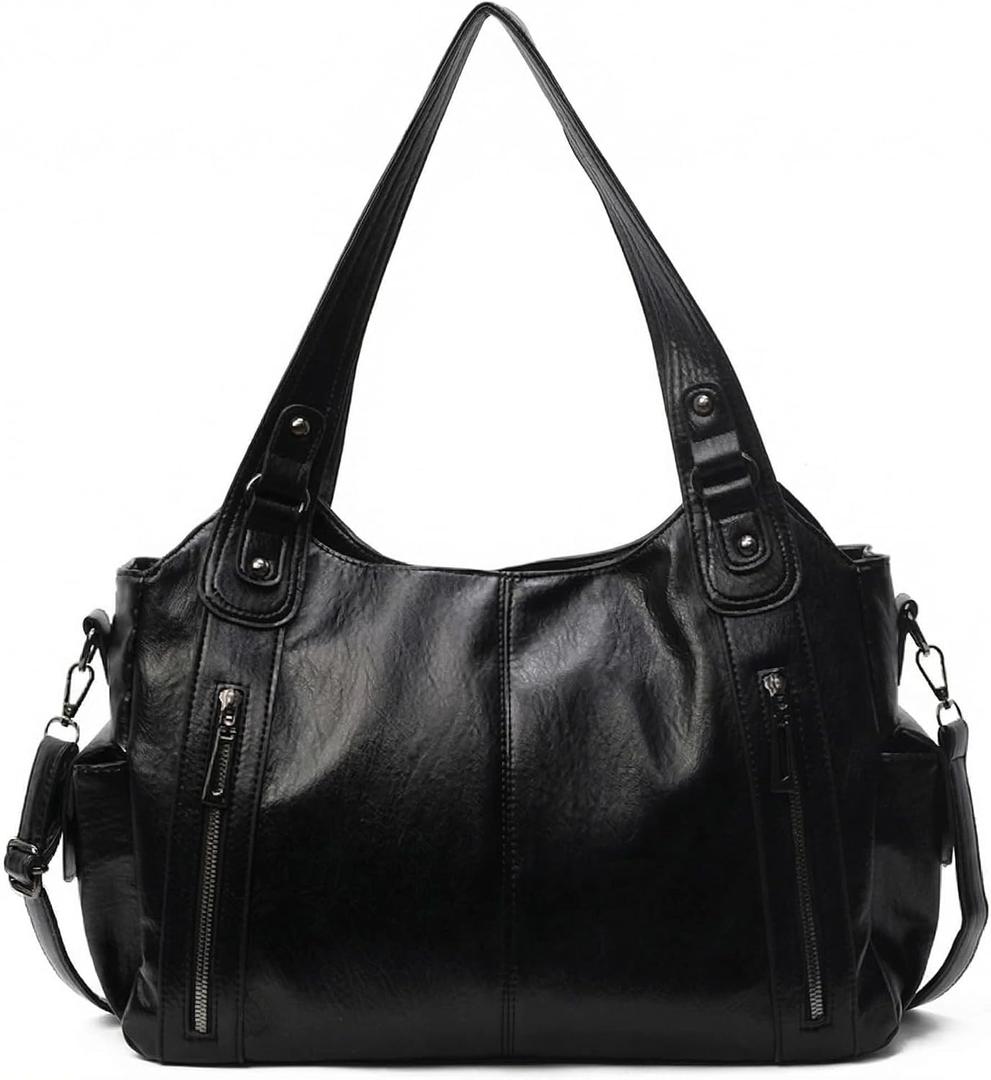 Crossbody Tote Bag for Women Large Size Retro Single-Shoulder Bag, handbag Bucket,Soft Hobo Bags,Purse for Gift,Travel,Work