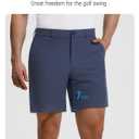 baleaf Men's Golf Shorts Causal Dress Work Pockets (Blue, XL)