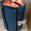 Coleman Brazos 20/30F Adult Cool-Weather Sleeping Bag with No-Snag Zipper & Stuff Sack, Machine Washable, Great for Camping, Traveling, Guests, & More, Pfas-free