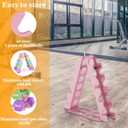 Dumbbell Rack (5 tier) Pink