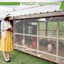 Clear Tarp Waterproof with Grommets 4x6 ft,Heavy Duty Clear Plastic Tarp Cover,Clear Vinyl Tarp for Outdoor/Patio/Garden/Chicken Coop/Cat Litter