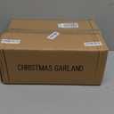 9ft Pre-Lit Artificial Christmas Garland,Christmas Tree Garland,Xma Tree Garland with Lights,Decorated with Pine Cones, Berry Clusters, Plug in, Christmas Collection,