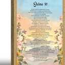 Salmo 91 En Español Para Pared,Scripture Framed Biblical Psalm 91 Canvas Painting,Inspirational Bible Verse Poster Print Artwork for Christian Prayer Room,Office,Living Room Home Decoration 12x16 In